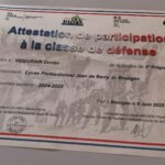 Cérémonie de clôture de la classe défense
